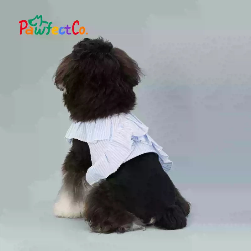 Small Dog Lace Trim Adjustable Velcro Harness Vest