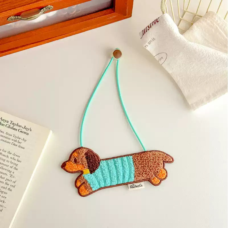 Dachshund Dog Triangle Bandana