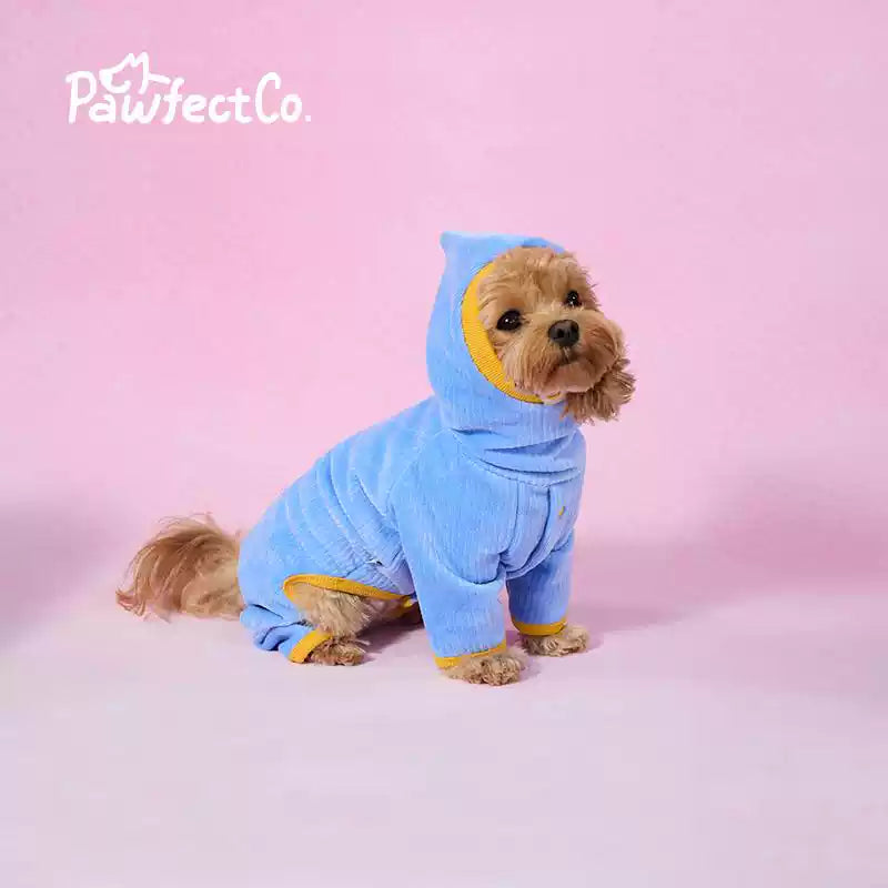 Thick Fleece 4-Leg Pet Winter Jumpsuit