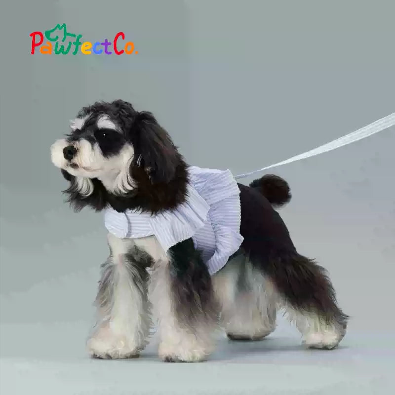 Small Dog Lace Trim Adjustable Velcro Harness Vest
