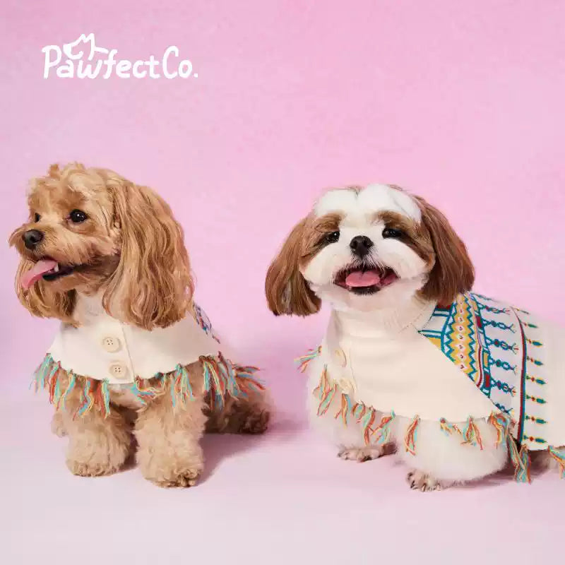 Autumn Winter Warm Pet Cloak Cape