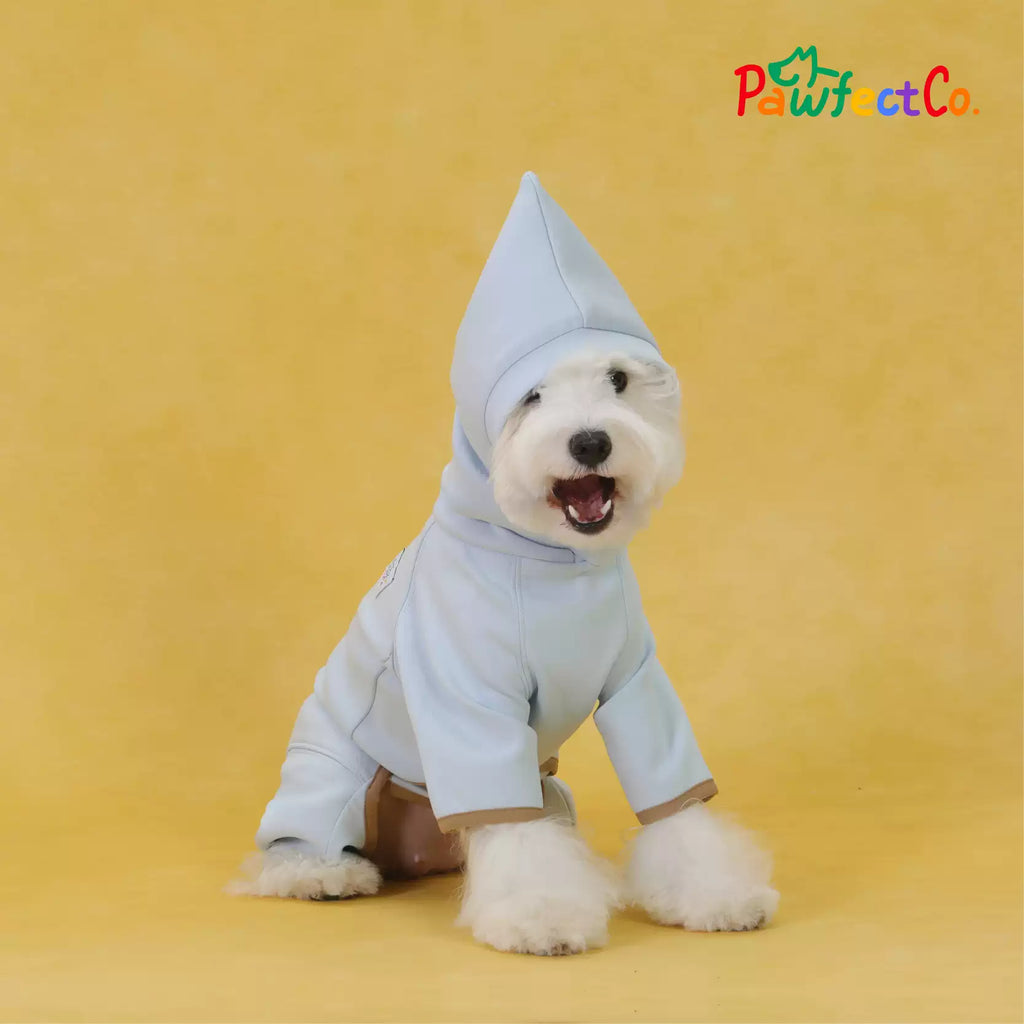 Hooded Fleece Split Dog Onesie