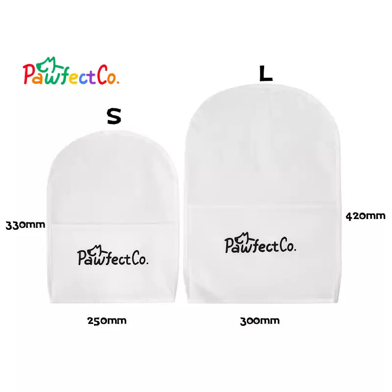 Pet Clothes Garment Bags with Mini Pet Hangers