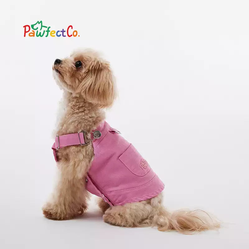 Denim Overalls Vest for Dogs