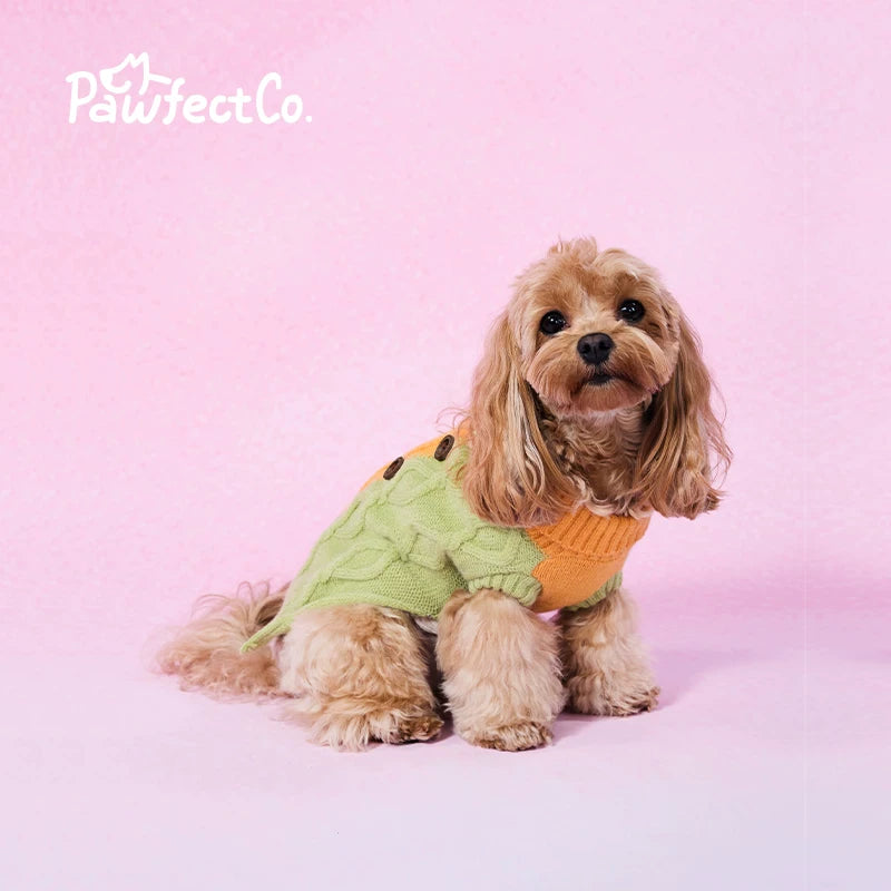 Soft Turtleneck Knitted Sweater for Dogs Autumn Winter Warm Pet Jumper