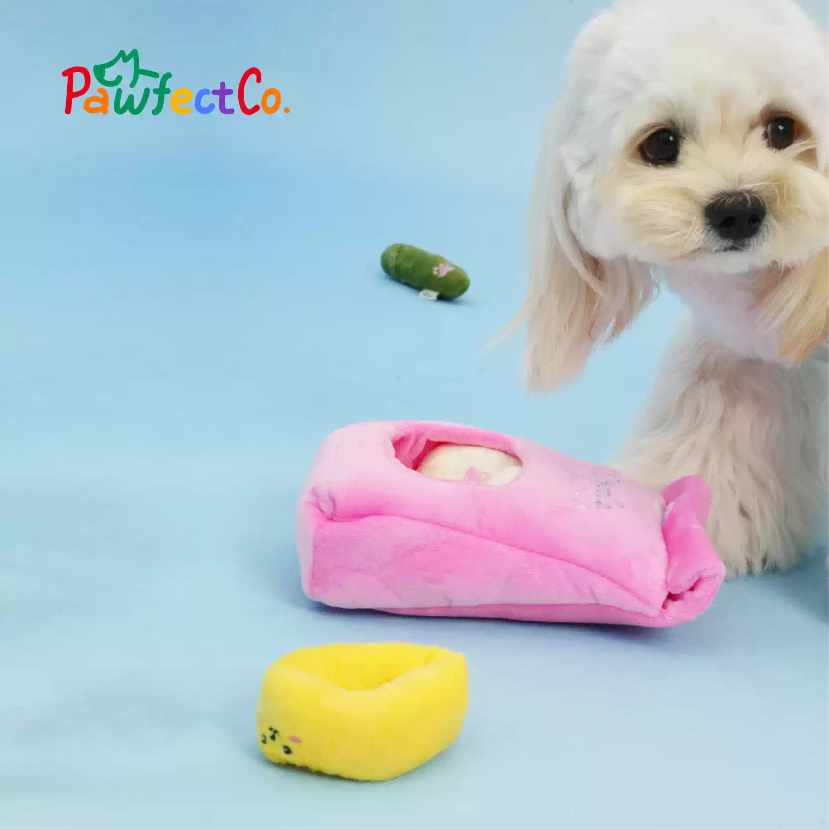Plush Snuffle Interactive Squeaky Dog Toy